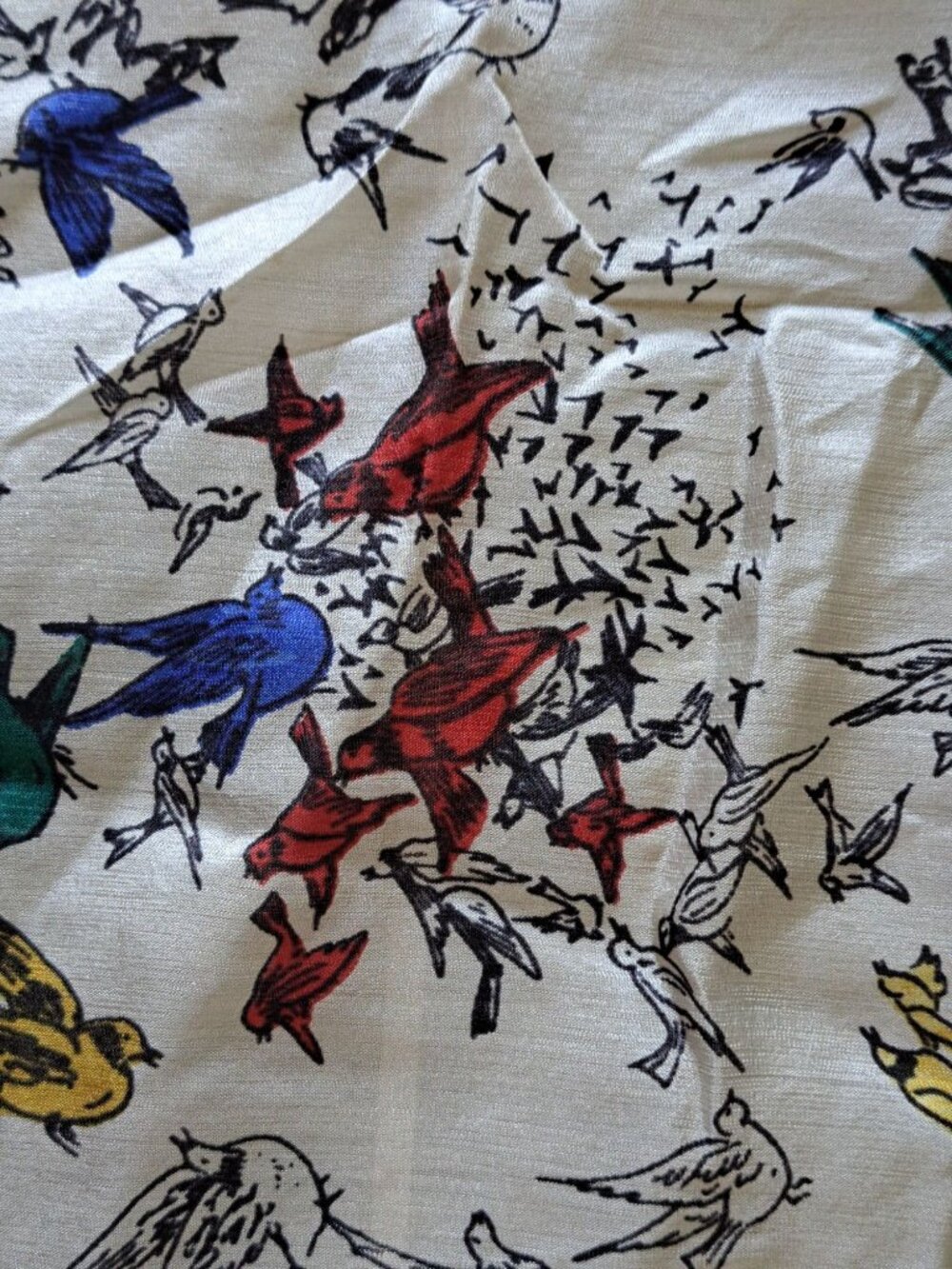 Silk Eiffel Tower Scarf Birds Parisian AngedOr Design Lightweight Paris Luxury - Picture 3 of 12